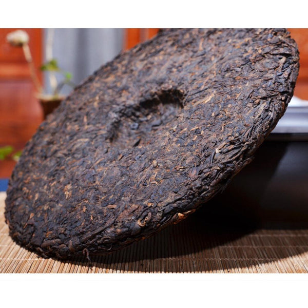 HelloYoungTea Yunnan Old Tree Pu-erh Tea 357g Early Spring Ripe Puer Cake Healthy Black Tea