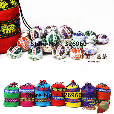 HelloYoung10 Flavors China tea Raw and Cooked Puer tea Slimming Mini shu Puerh tea Tuocha Secondary image