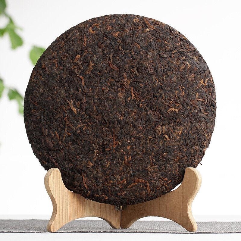 357g Yunnan Puerh Ripe Tea Dry Storage Ripe Tea Menghai Flavor Seven Seed Cake