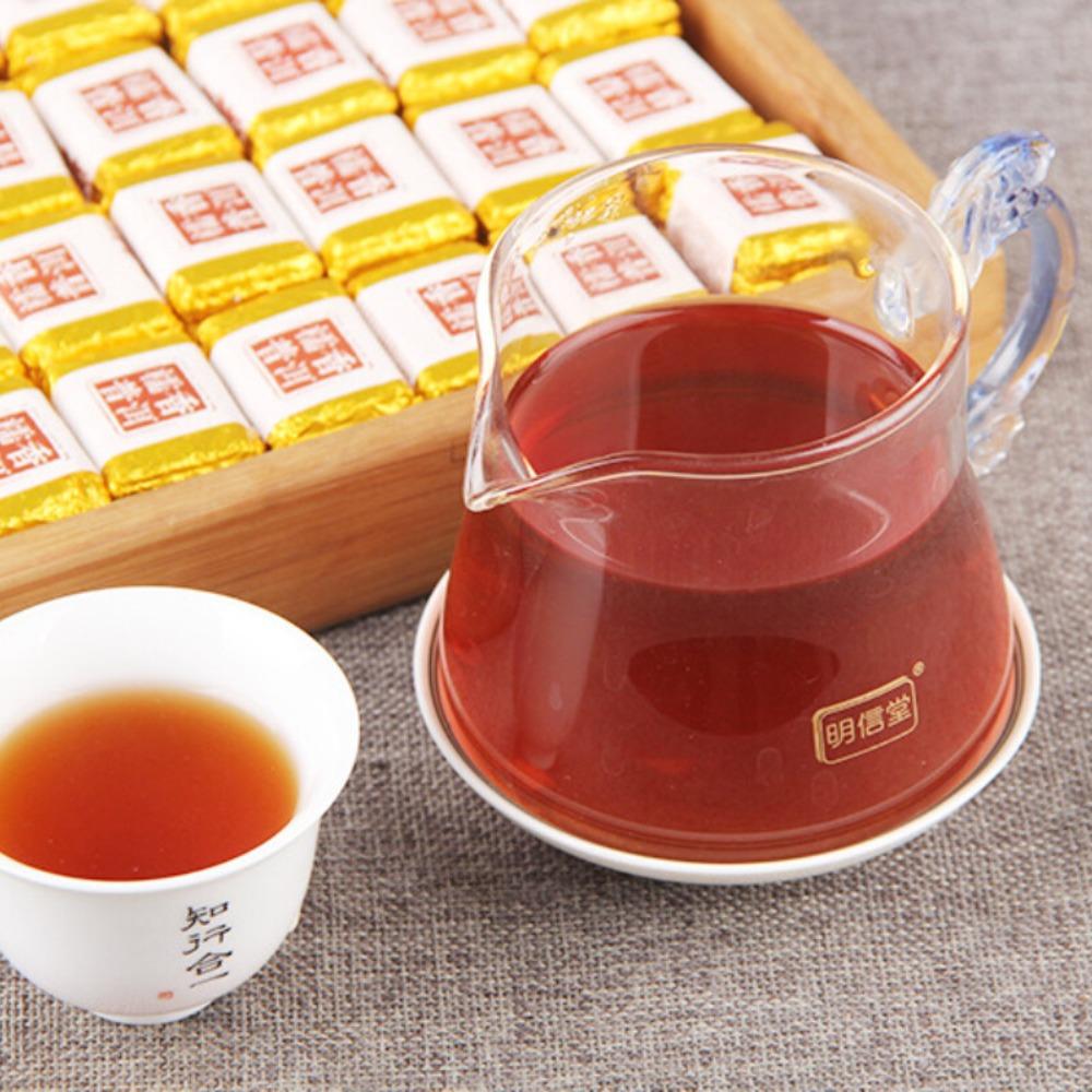 HelloYoungTea 500g Organic Pu erh Ripe Tea Mini Tuocha Handmade Yunnan Tea