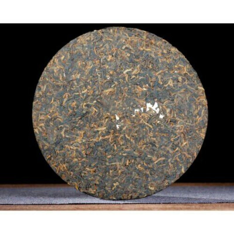 "Red Dragon" Menghai Golden Buds Ban Zhang Ripe Puer Tea Shu Pu-erh 357g