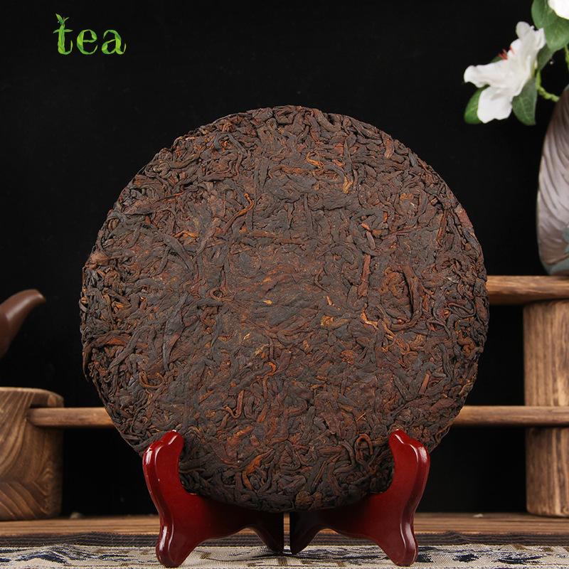 HelloYoungTea Dragon Puer Cake, Year of the Dragon Zodiac Sign, Chen Xiang, Ripe Cake Golden Dragon Ancient Tree Puer Tea, Ripe Tea Cake Yunnan Cizi Cake
