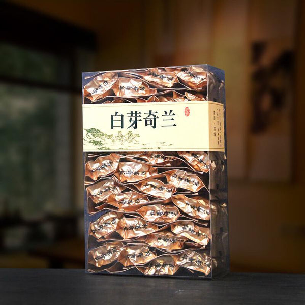 HelloYoungTea Baiya Qilan Oolong Tea Medium Roast Charcoal Baked Loose Leaf Vacuum Sealed