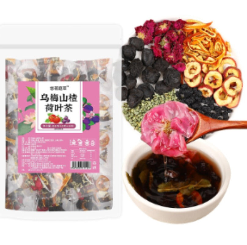 HelloYoung 200g China Organic Flower Tea Ecology Hawthorn Tangerine Peel Tea Health Care