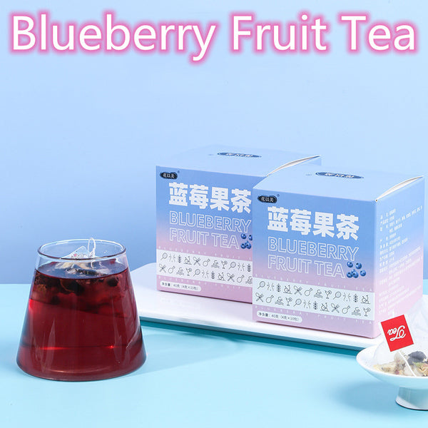 HelloYoung Blueberry fruit tea triangle bag infusion tea apple peach mulberry fruit tea 40g