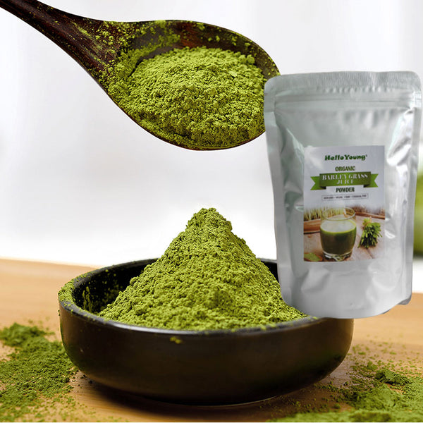 HelloYoung HelloYoung Organic Wheat Grass Juice Powder 250g Made from Concentrated Juice Superior to Wheatgrass