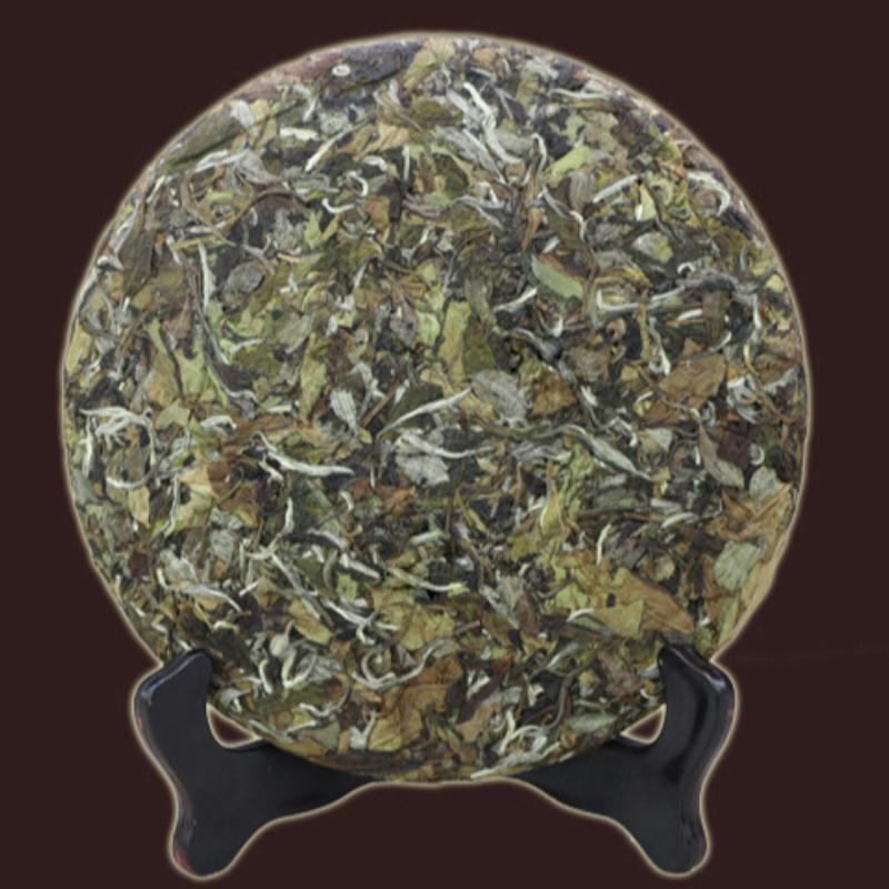 HelloYoungTea 350g Premium Fujian Bai Mu Dan White Peony Fuding Bai Cha China White Tea Cake