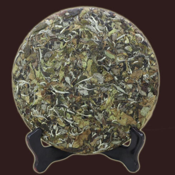 HelloYoungTea 350g Premium Fujian Bai Mu Dan White Peony Fuding Bai Cha China White Tea Cake
