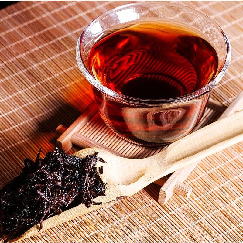 HelloYoungTea 357g Pu Erh Tea Ripe Tea Big Tree Tea Cake Yunnan Pu‘er Tea Zodiac Tea Cake
