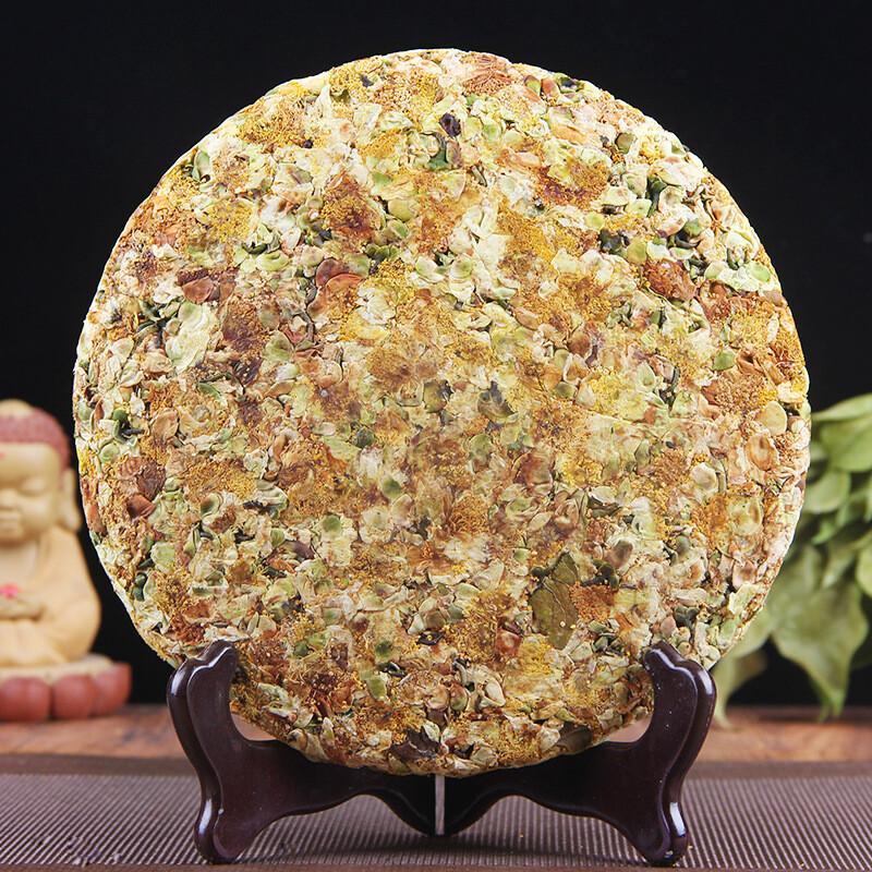 HelloYoungTea GU SHU CHA HUA Flower Lincang Snowy Mountains Ancient Tree Raw Puer Tea 357g