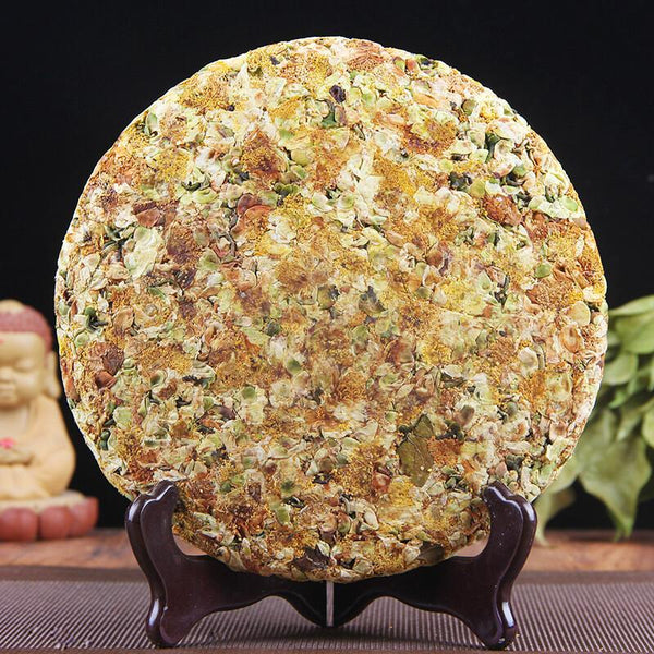HelloYoungTea GU SHU CHA HUA Flower Lincang Snowy Mountains Ancient Tree Raw Puer Tea 357g