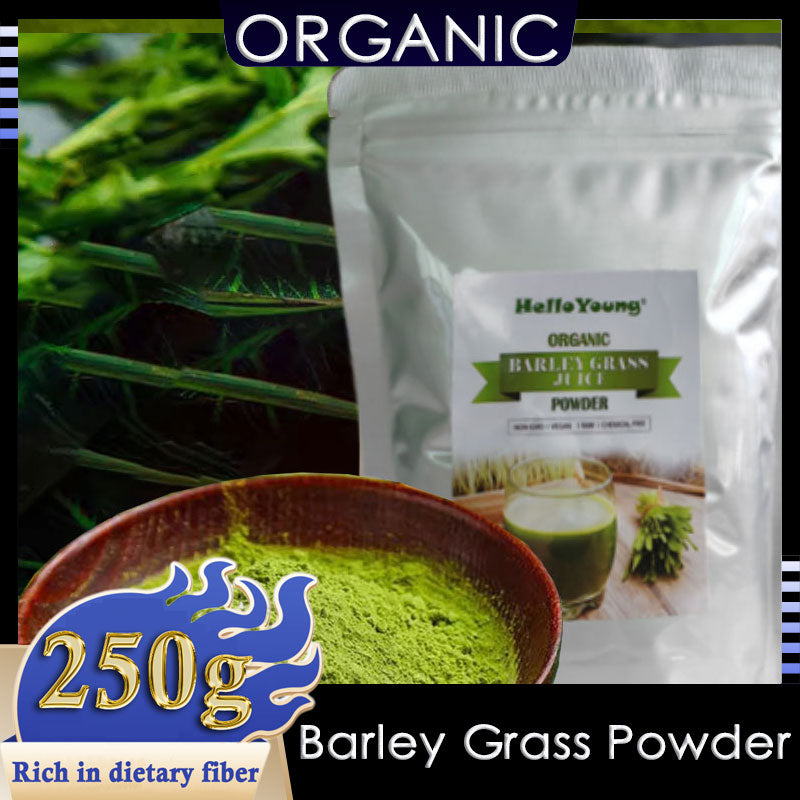 HelloYoung HelloYoung Imported Unsweetened Premium Organic Barley Grass Powder 250g pure organic body detoxification, moistening intestines