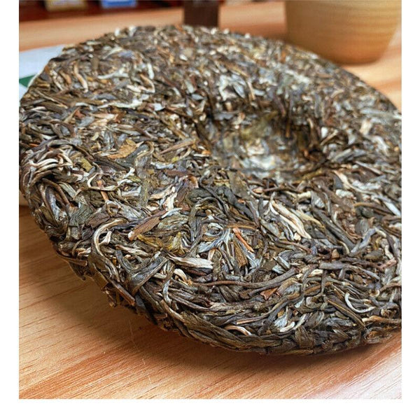 HelloYoungTea Yunnan Pu'er Tea Cake Raw Pu'er Tea Lao Banzhang Ancient Tree Tea 357g
