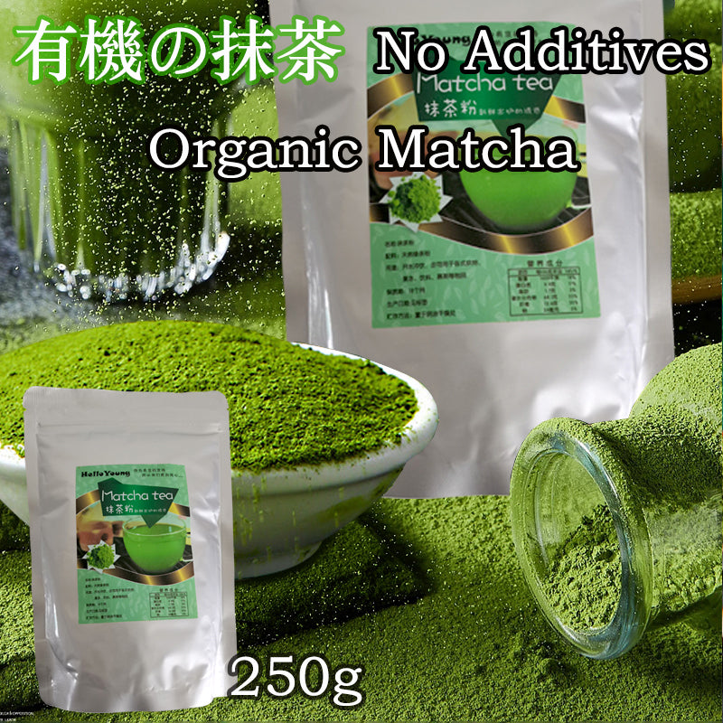 HelloYoung Matcha Green Tea Powder,weight loss Premium Matcha Powder, Ceremonial Grade Matcha with Maca Powder & Ashwagandha Powder, Delicious Matcha Latte Powder, Sugar-Free Matcha Tea, Japanese Matcha Latte Mix with Coconut Milk & Vanilla