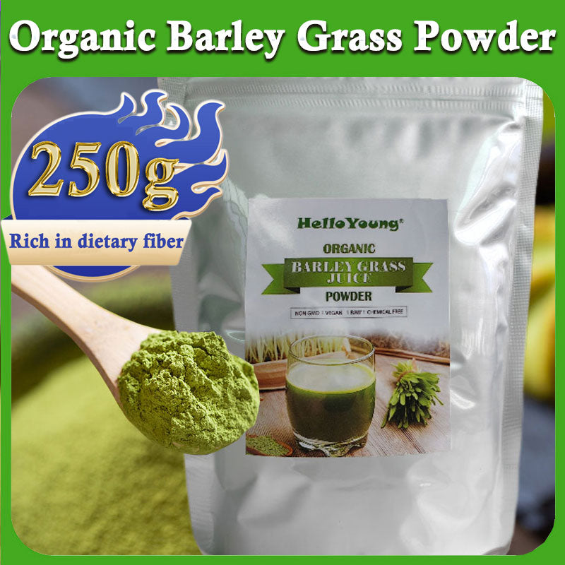 HelloYoung Barley grass powder original barley grass powder willy ong Contains Iron Vitamin C, & Vitamin E – Non-GMO Main image