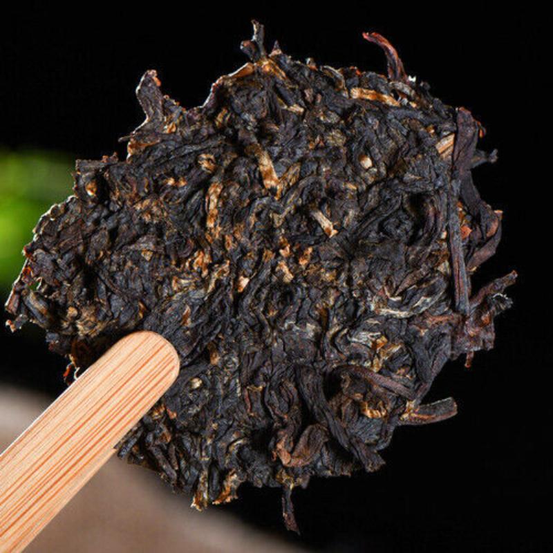 HelloYoungTea Yunnan Sun Dried Ancient Arbor Tree Dianhong Dian Hong Black Tea Cake 357g
