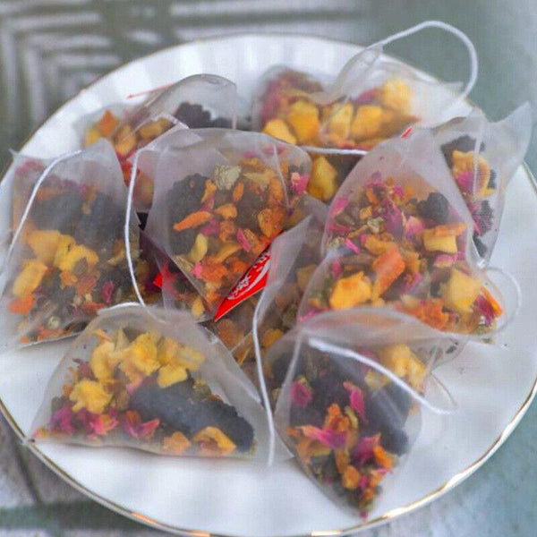 HelloYoungTea Blended beauty health care rose tea bags black tea skin whitening tea flavored