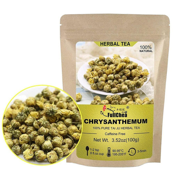 2023 FullChea Top Grade Chrysanthemum Tea 3.52oz/100g - Premium Herbal Tea