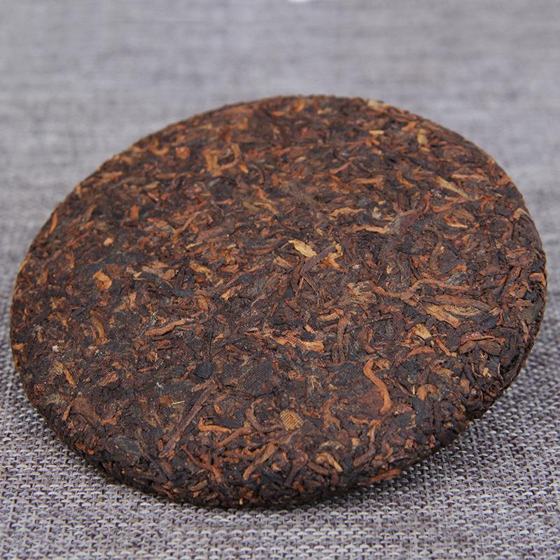 HelloYoungTea 2019 Yunnan Shou Puerh, Mini Bing Cha "Jin Ya" Shou Puerh, Imperial Golden Buds 100g