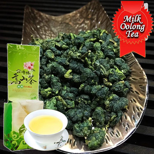 HelloYoungTea HelloYoung 100% Natural and Origin Taiwan High Mountain Slimming Milk Oolong Tea Chinese Milk Oolong Tea Strong aroma resistant to brewing