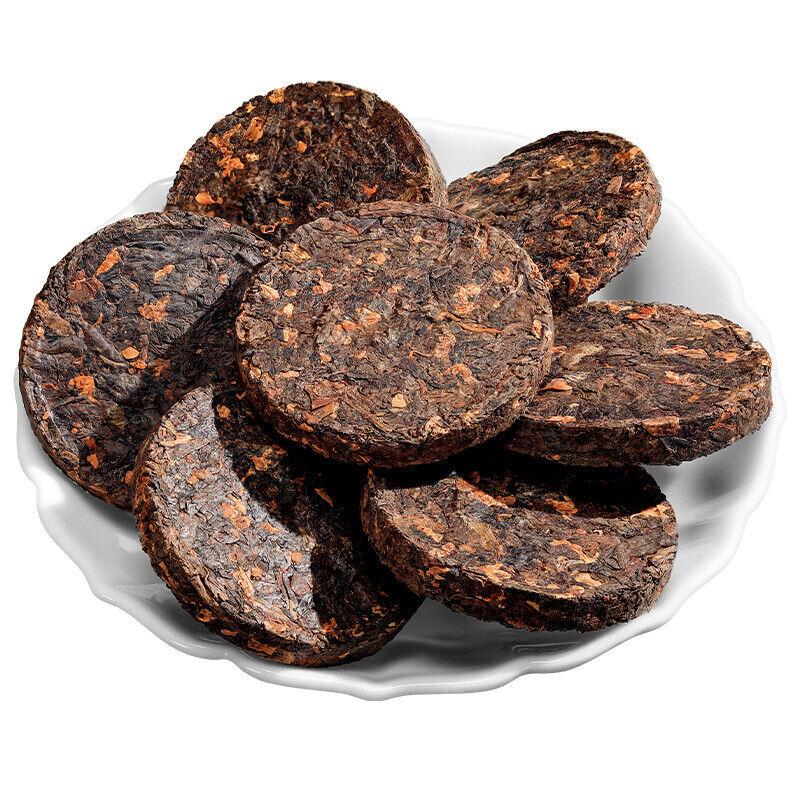 HelloYoungTea Authentic Osmanthus Pu'er Tea Yunnan Menghai Pu'er Cooked Tea Mini Tea Cake
