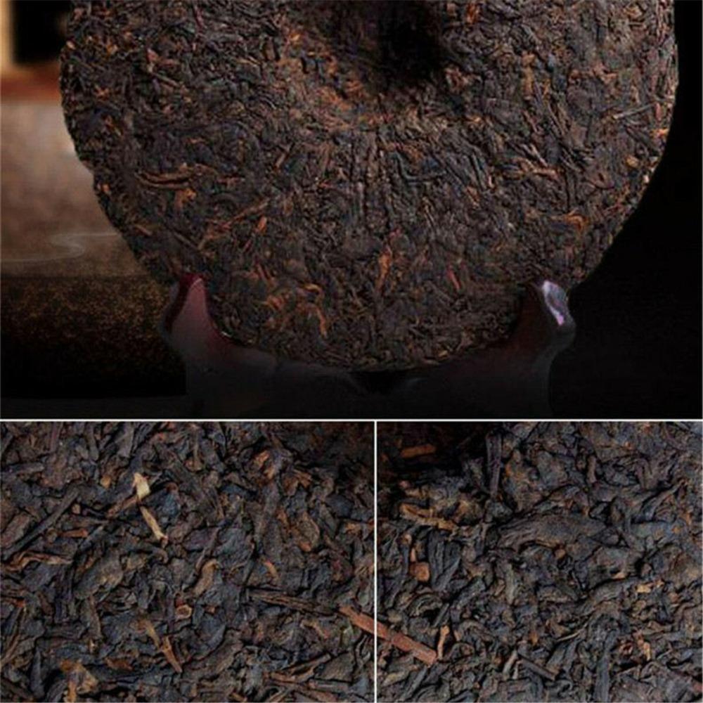 HelloYoungTea Yunnan Pu Erh Tea Cake Ripe Black Tea Natural Organic Healthy Drink 357g