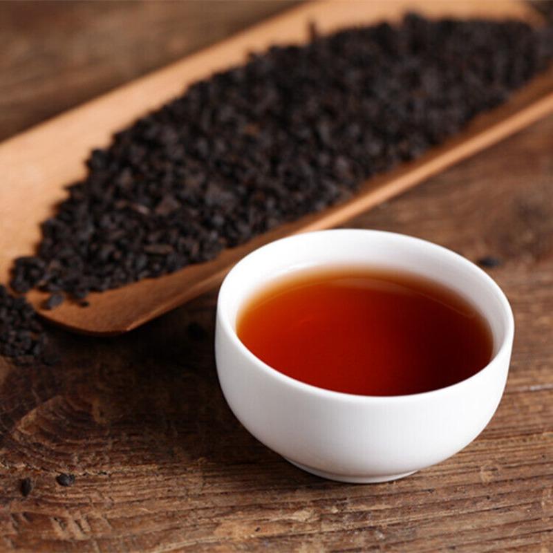HelloYoungTea Glutinous Rice Fragrance Crushed Silver Tea Fossil Yunnan Pu'er Ripe Tea 500g