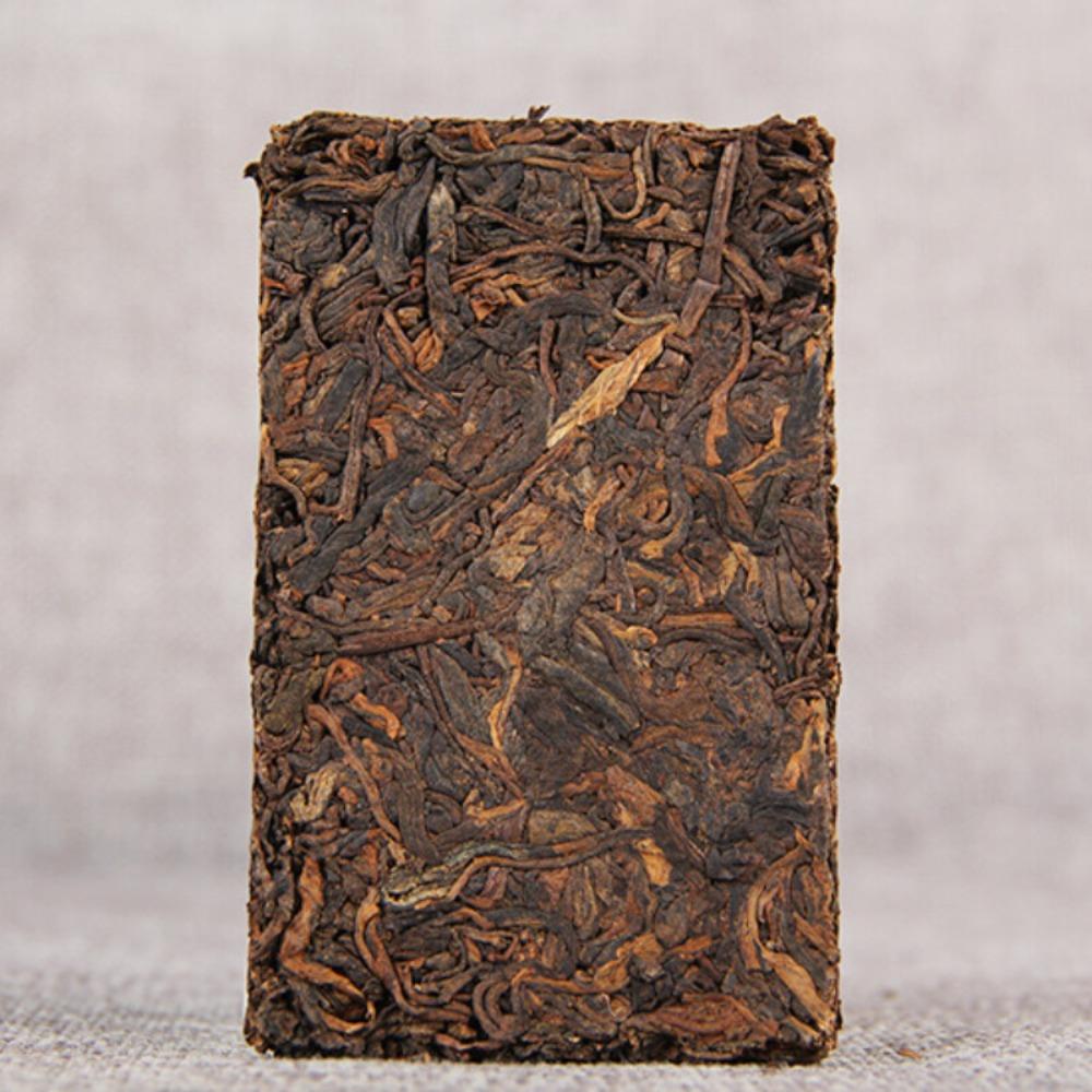 HelloYoungTea Pu'er 40g Tea Brick Ancient Tree Ripe PuErh with Rock Sugar Healthy Drink