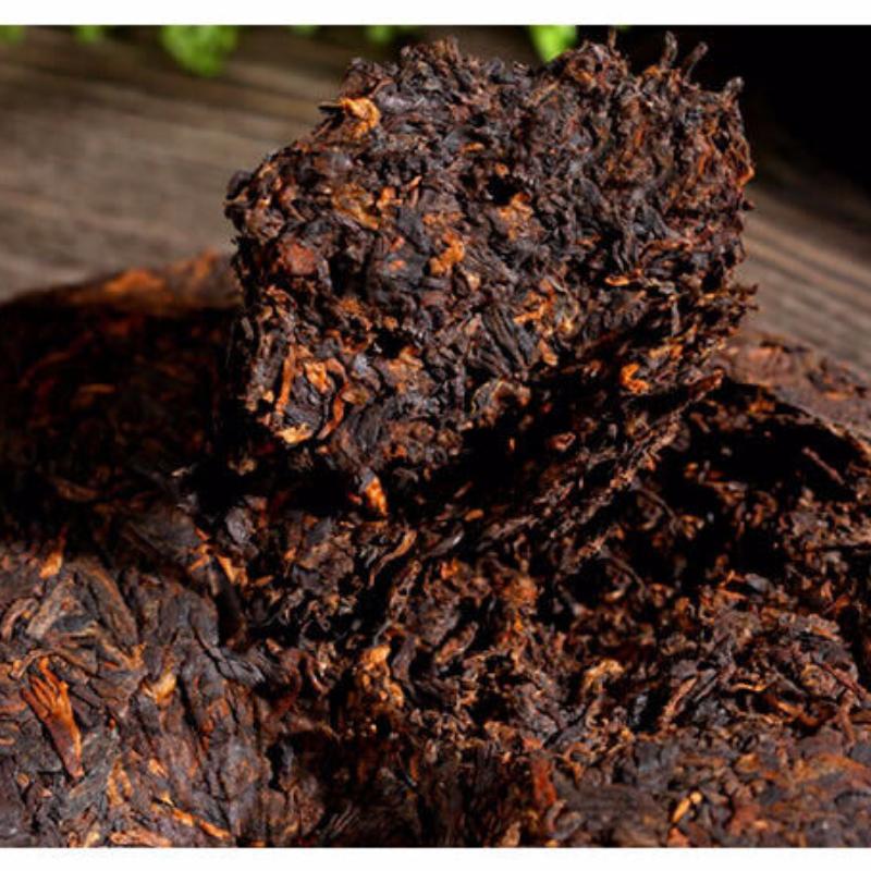 HelloYoungTea 2006 Ripe Pu-erh Heaven Earth Menghai Royal Golden Buds Old Arbor King Tea 357g
