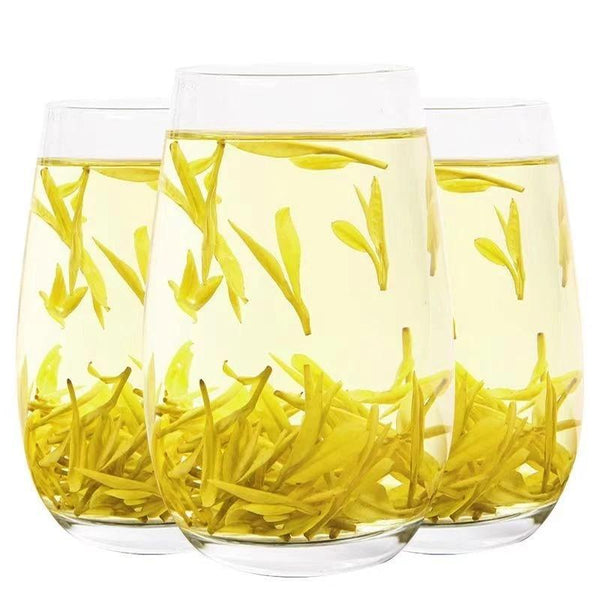 HelloYoungTea 250g ZheJiang Anji White Tea Super Golden Bud Gold Leaf longjing green tea