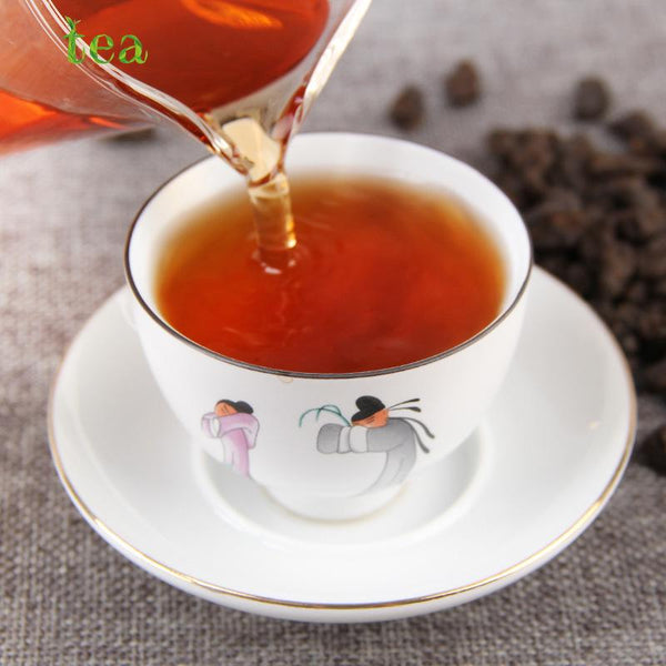 HelloYoungTea Aged Pu'er Tea, Menghai Jelly Aroma Crushed Silver Tea, Fossilized Aged Pu'er Aroma, Bulk Ripened Tea 500g