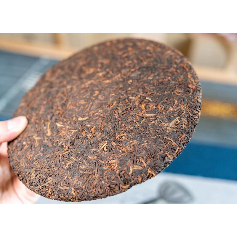 357g Lao Ban Zhang Ripe Puerh Tea Yunnan Ancient Tree Aged Ripe Puerh Tea
