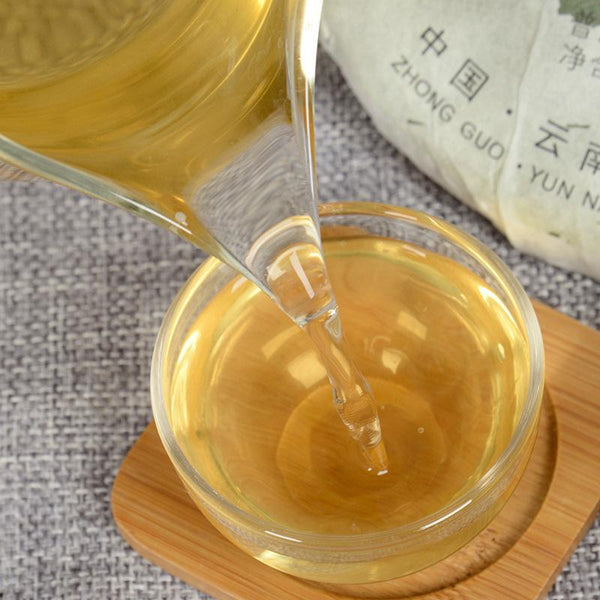 HelloYoungTea Yunnan Pu'er Tea Cake 357g Cake Old Tree Tea Weight Loss Healthy Drink