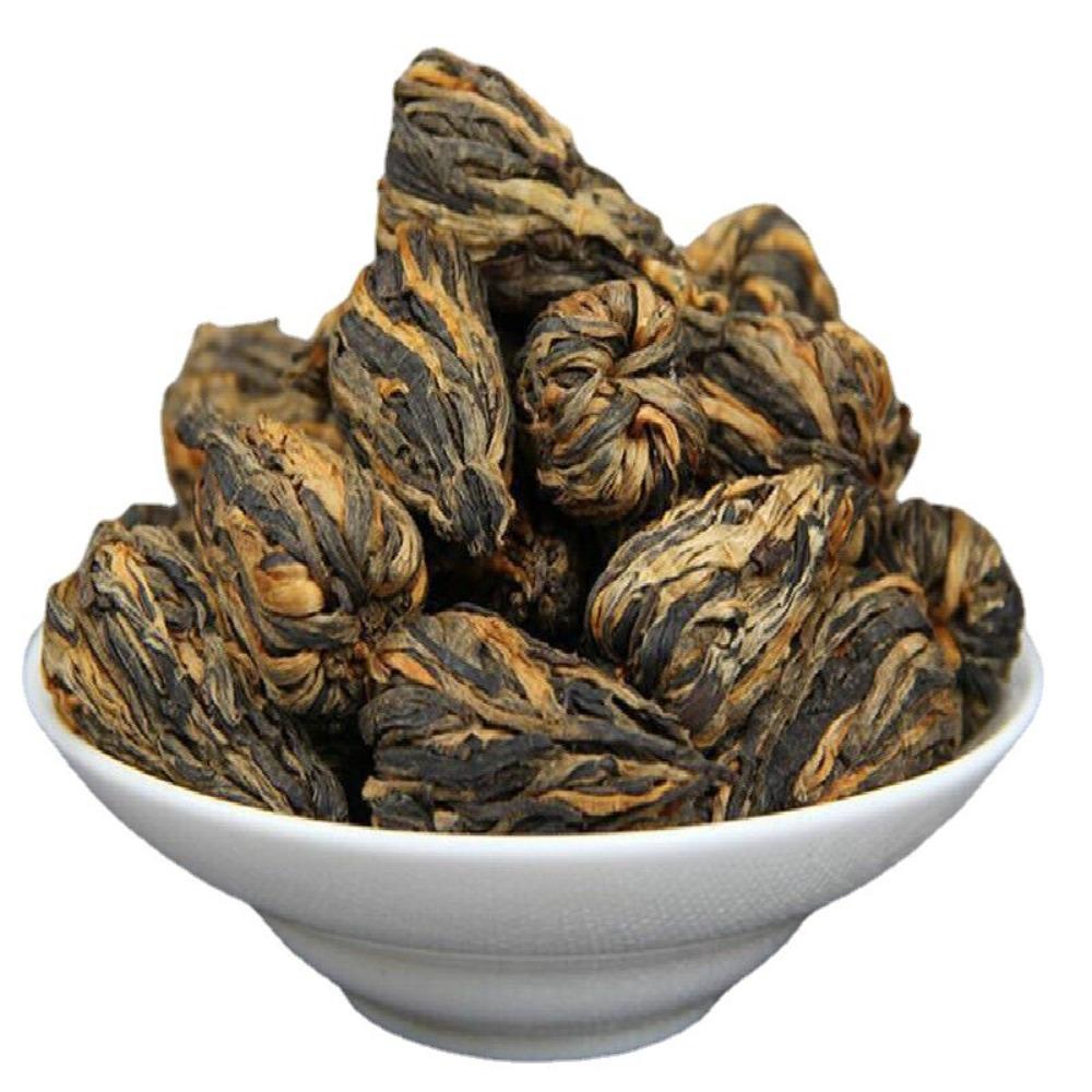 HelloYoungTea Yunnan Small Pagoda Black Tea Dian Hong Handmade 60g Tin Can