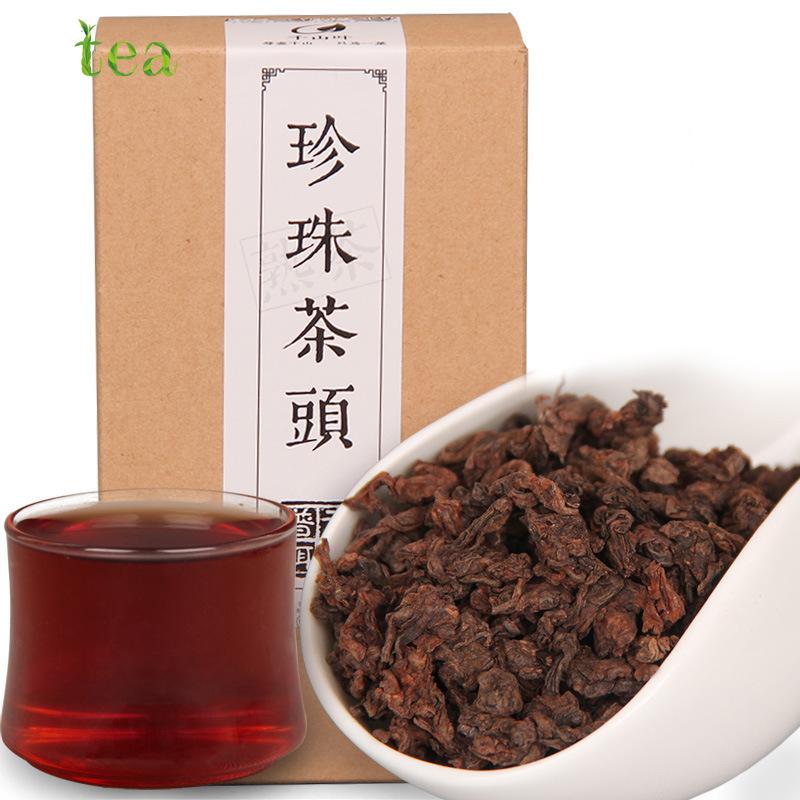 Yunnan Pu'er Tea Mini Pearl Aged Old Tea Head 200g 云南普洱茶迷你珍珠陈年老茶头 200克
