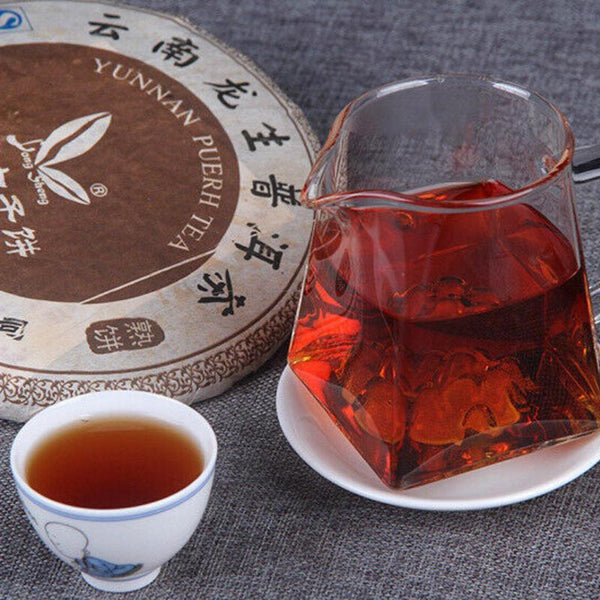 2006 Year Yunnan Longsheng Puerh Tea Cake Classic 0658 Pu'er Ripe Tea 357g