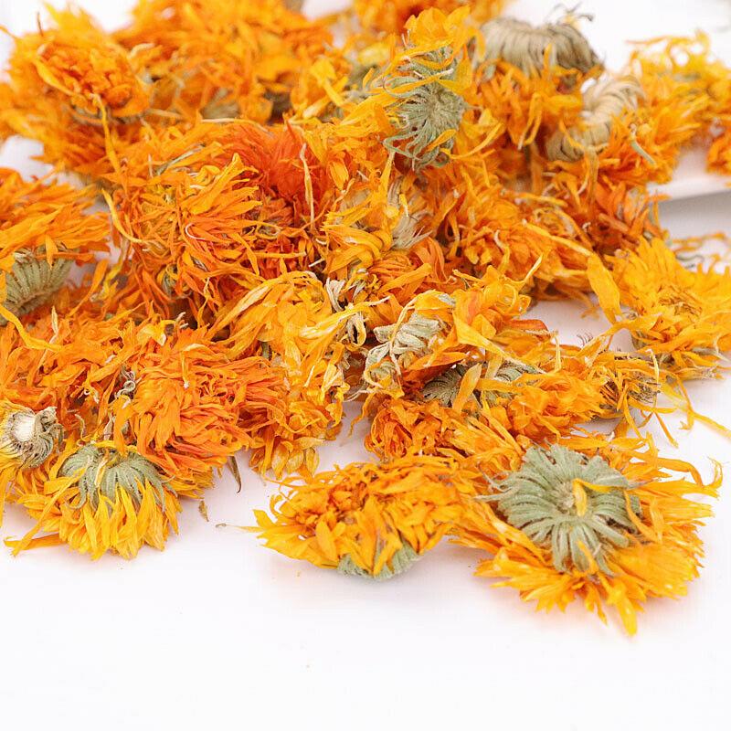 HelloYoungTea Chinese Marigold Tea Genuine Female Flower Herbal Tea Calendula Officinalis Tea
