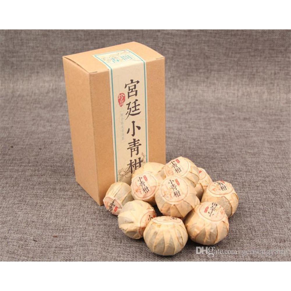 HelloYoungTea Yunnan Organic Ripe Pu-erh Tea Citrus Mini 100g