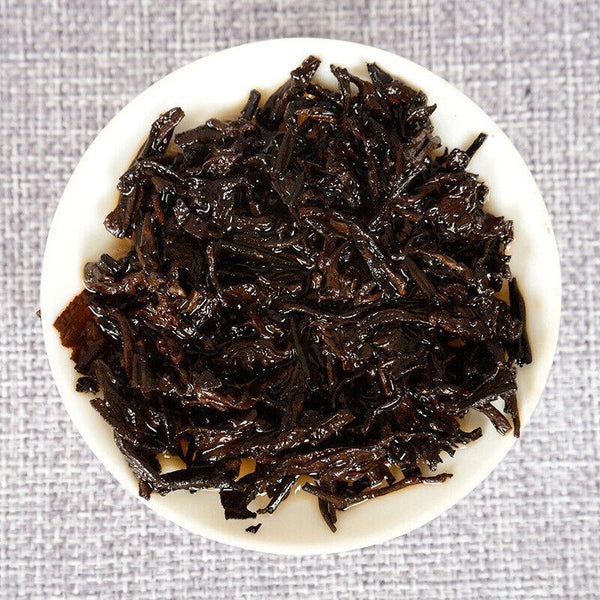 Yunnan Pu'er Ripe Tea Cake Pu'er Ripe Tea 357g Golden Bud Tea Cake
