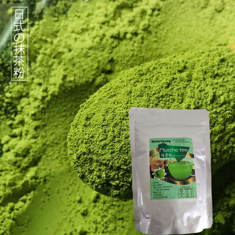 HelloYoung Matcha Premium Powder 250g for MilkTea, Shakes and Frappe matcha powder for drinks green tea powder weight loss japan for baking matcha latte macha powder