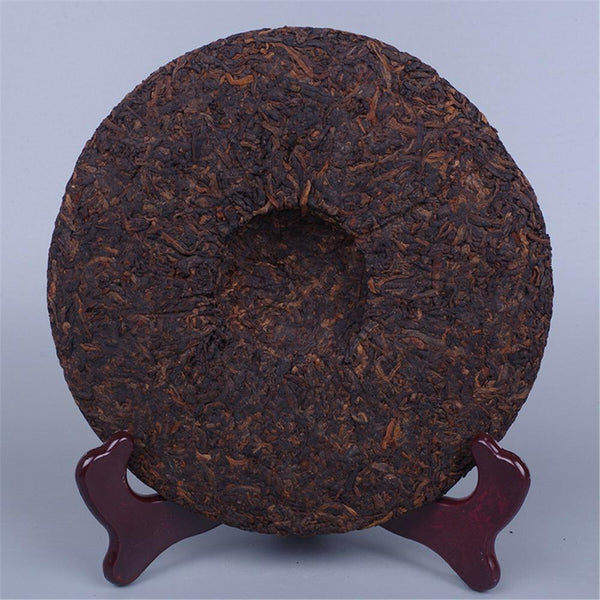 HelloYoungTea 357g Yunnan Ripe Pu-erh Tea Cake Natural Fermented Black Tea