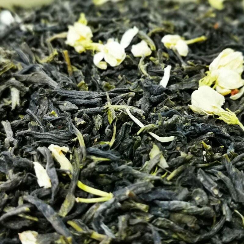HelloYoungTea 2023 Heng Xian Jasmine Flower Green Tea, Refreshing Leaf Green Tea, 100g/300g/500g