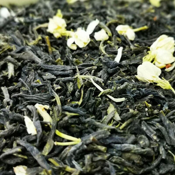 HelloYoungTea 2023 Heng Xian Jasmine Flower Green Tea, Refreshing Leaf Green Tea, 100g/300g/500g
