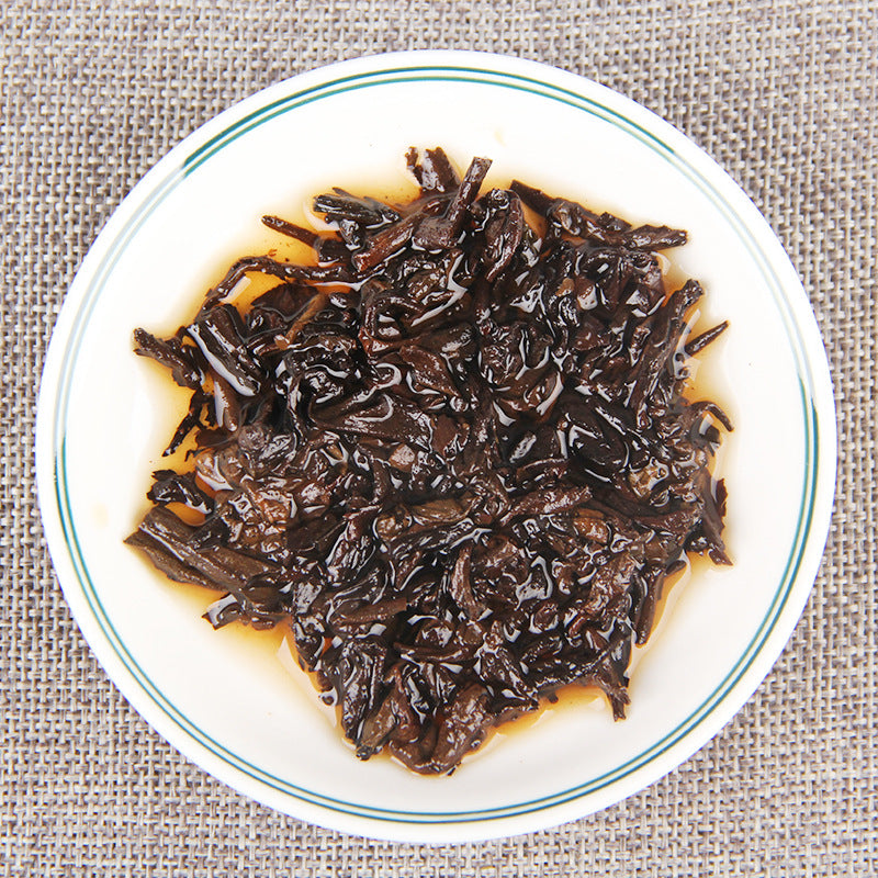 HelloYoung TeaPu'er Cooked Tea Cake Chinese Black Tea Health 200g Top Yunnan Pu'er Tea Palace