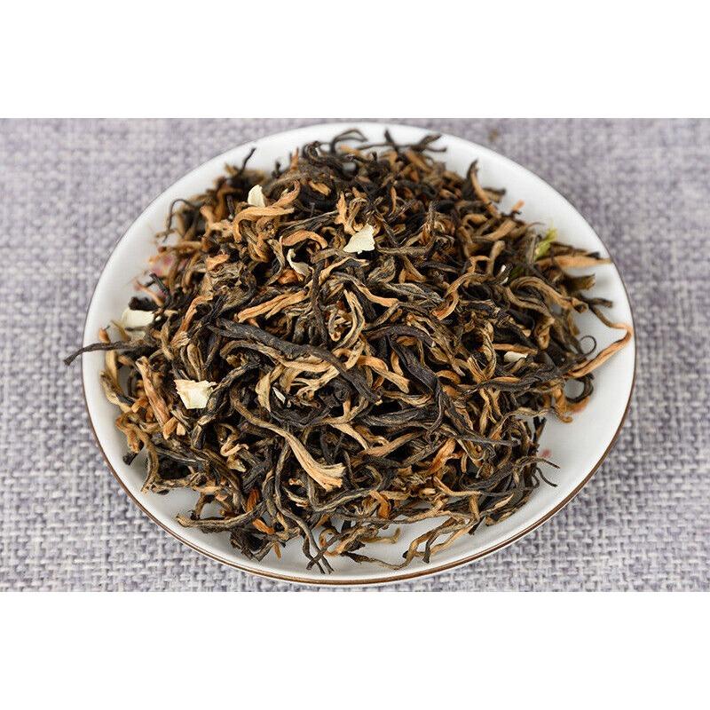 HelloYoungTea Yunnan Tea Jasmine Dian Hong Tea Jasmine Mao Feng Dian Hong Tea 100g 3.5 Oz