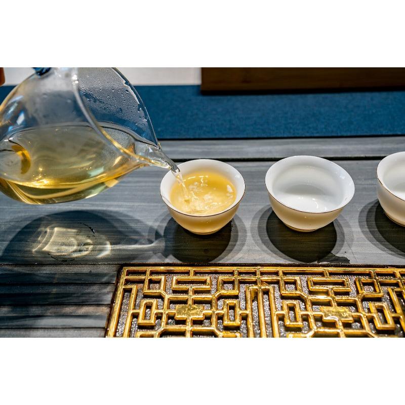 HelloYoungTea 500g Knowing Over Ancient Puerh Raw Tea Honey Scented Orchid Scented Green Tea