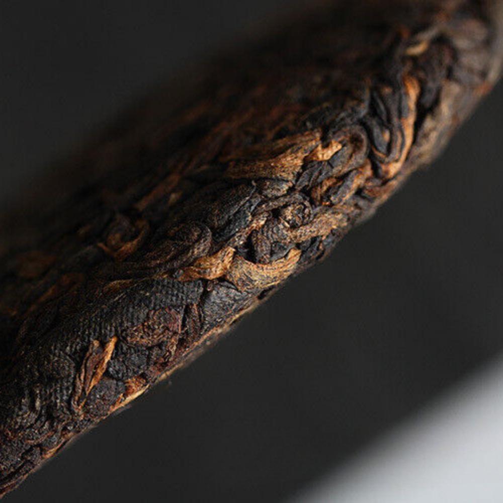 HelloYoungTea 100g Yunnan Pu'er Tea Ancient Tree Golden Bud Small Cake Pu'er Tea Ripe Tea