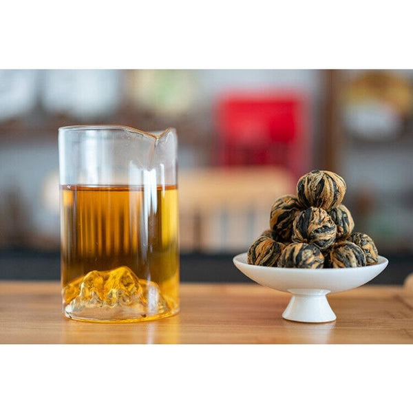 500g Yunnan Dian Hong Tea Embroidery Ball Handmade Dragon Pearl Small Gold Ball