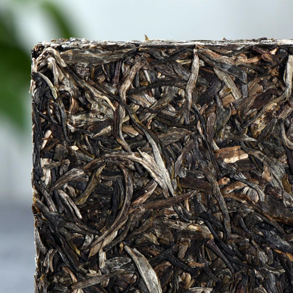 HelloYoungTea Yunnan Green Tea Spring Raw Pu-erh Old Tree Brick 250g