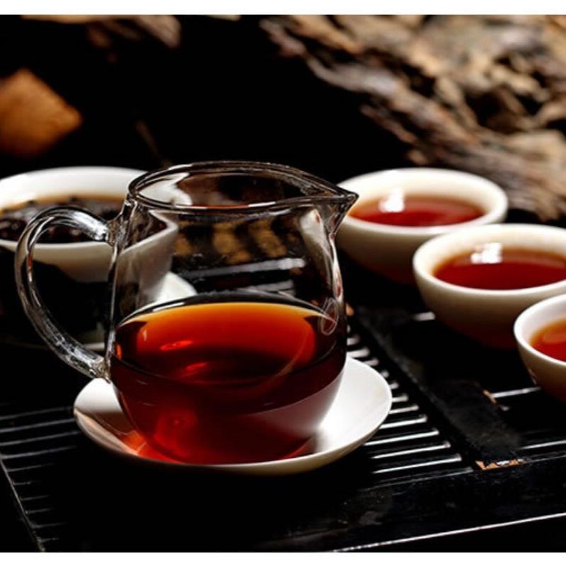 HelloYoungTea Yunnan Ban Zhang Aged Tree Collection Pu erh Ripe Cake 357g